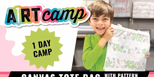 1 Day Summer Camp - Canvas Tote Bag with Pattern Technique | AR Workshop
