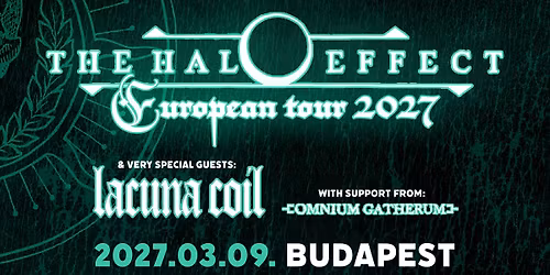 The Halo Effect - Lacuna Coil - Omnium Gatherum @ Budapest, Barba Negra