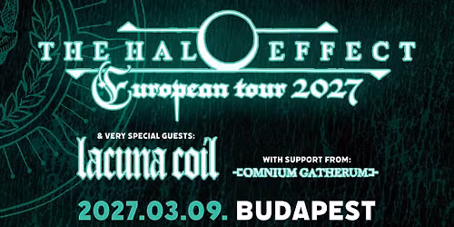 The Halo Effect - Lacuna Coil - Omnium Gatherum @ Budapest, Barba Negra