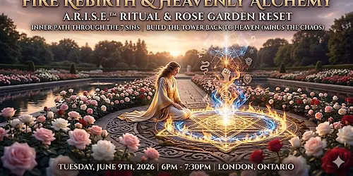 Fire Rebirth & Heavenly Alchemy | A.R.I.S.E.\u2122 Rose Garden Shadow Ritual