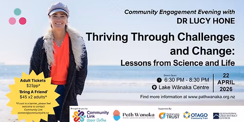Thriving Through Challenges and Change - An evening with Dr Lucy Hone