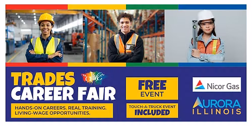 TRADES CAREER FAIR - FREE AND OPEN TO PUBLIC