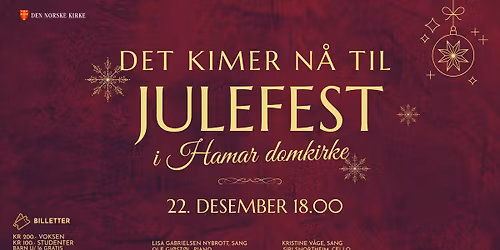 Det kimer n\u00e5 til julefest