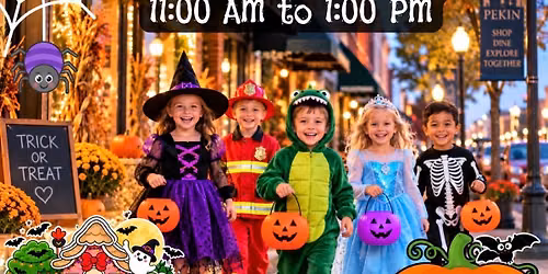 \ud83c\udf83\ud83d\udc7b\ud83c\udf6d Trick-or-Treat in Downtown Pekin!!! \ud83c\udf6b\ud83e\udde1\ud83d\udda4\ud83e\udde1
