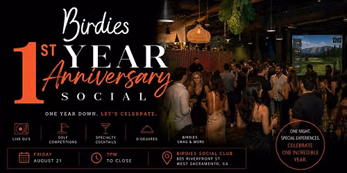 Birdies 1 Year Anniversary Social