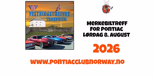 Merkebiltreff for Pontiac i Trondheim 2026