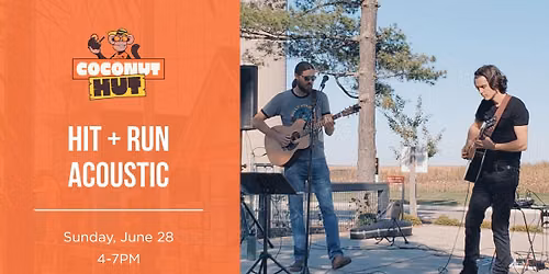 Hit + Run Acoustic | Live at the Coconut Hut