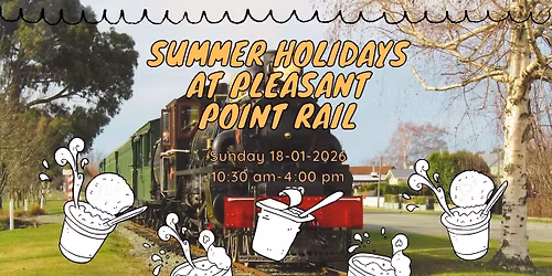 Summer Holiday's at Pleasant Point Railway