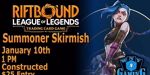 Summoner's Skirmish at WNY Gaming