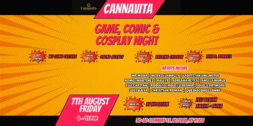 Cannavita Gallery Night: Free Art, Gaming, Comics & Cosplay Experience