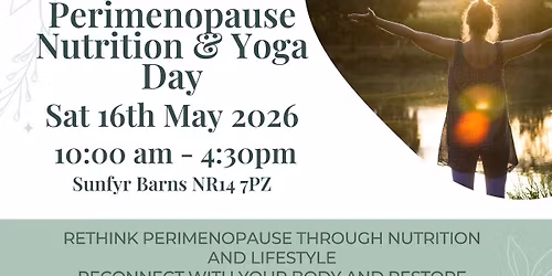Perimenopause Nutrition & Yoga Day