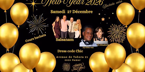 New Year Tabora Soir\u00e9e salsa\/bachata Namur