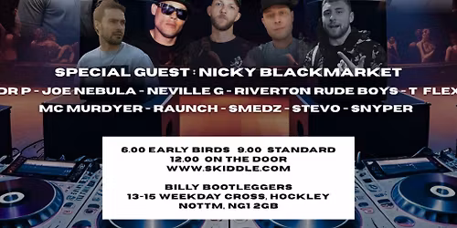 FLOW DNB @ Billy Bootleggers Sat 29 Nov 2025