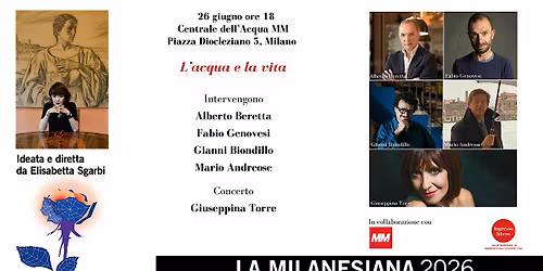 L\u2019ACQUA E LA VITA. Beretta, Genovesi, Biondillo, Andreose, Torre