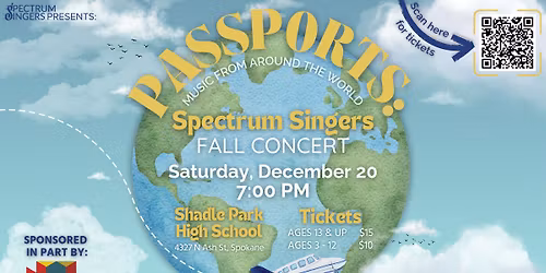 Spectrum Singers Fall Concert: Passports: Music From Around the World