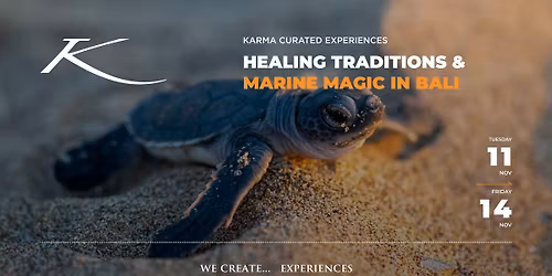 HEALING TRADITIONS & MARINE MAGIC IN BALI