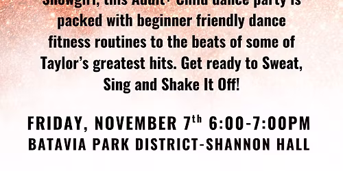 Swiftie Sweat and Sing-Family Fitness Event