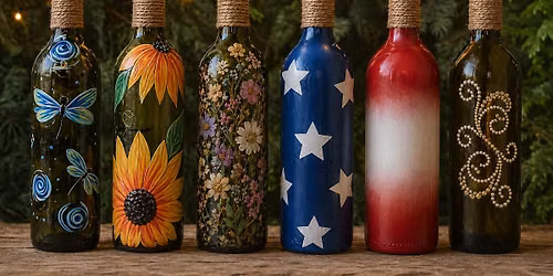Wine bottle Tiki Torch Workshop
