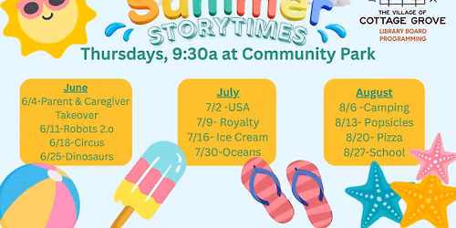 Weekly Thursday Summer Storytimes