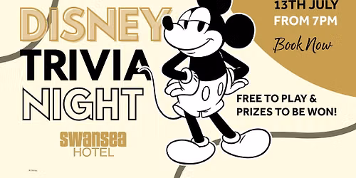 Disney Trivia Night at Swansea Hotel
