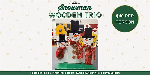 3D Snowman Workshop!