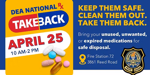 Upper Arlington DEA Drug Take Back Day