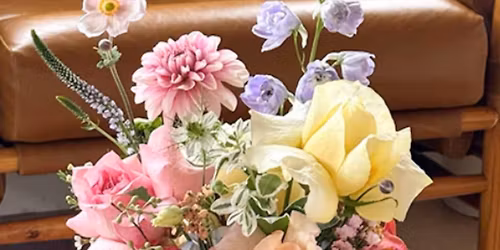 Spring Floral Dish Garden Arrangement 