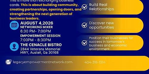 Business Owners Mixer in Cobb County, GA