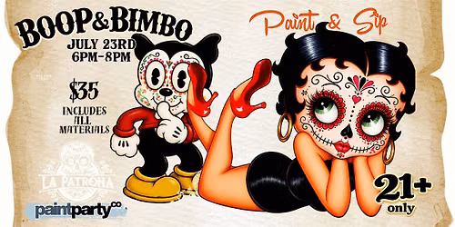 Boop and Bimbo Paint & Sip