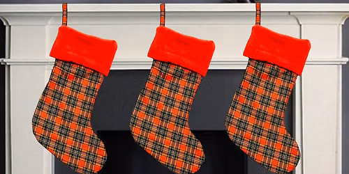 Quilted \/ padded Christmas stockings