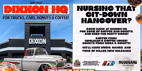 Dino's Git-Down "Hangover Party": Trucks 'n Coffee