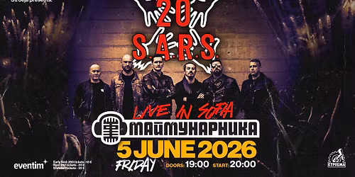 S.A.R.S - 20 Years Anniversary - Live in SOFIA \/ Maimunarnika - 5 June 2026