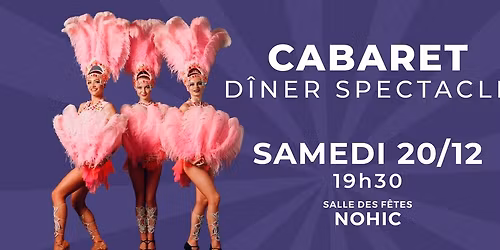 CABARET \u2022 D\u00eener Spectacle