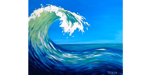 Crashing Ocean Waves - Paint and Sip in Orlando | Classpop!\u2122