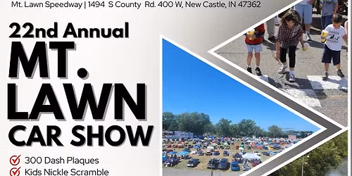 ANNUAL MOUNT LAWN LABOR DAY CAR SHOW