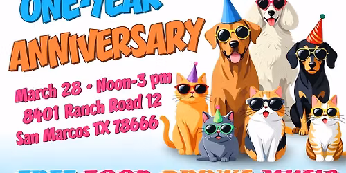 One-Year Anniversary Paw-ty