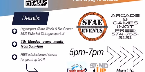 SkateWorld and Stand UP Free Family Drop In