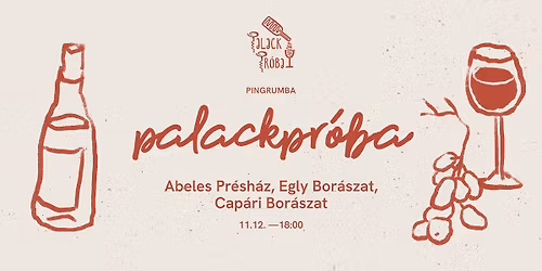 Ez nat\u00far! Pingrumba palackpr\u00f3ba | Abeles, Egly, Cap\u00e1ri 
