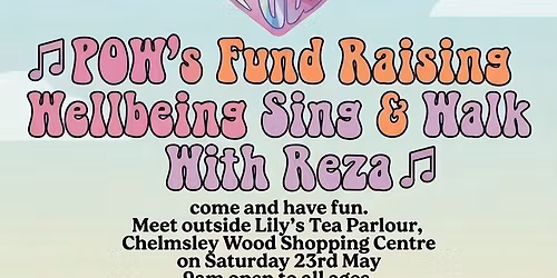 Reza\u2019s Fund Raising Sing & Walk
