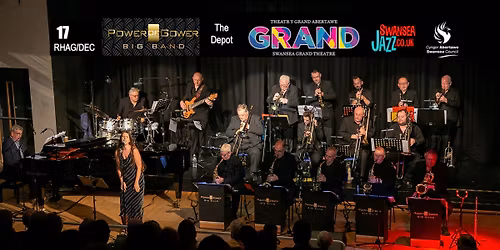 CHRISTMAS PARTY with POWER OF GOWER BIG BAND, Arts Wing @Swansea Grand Theatre