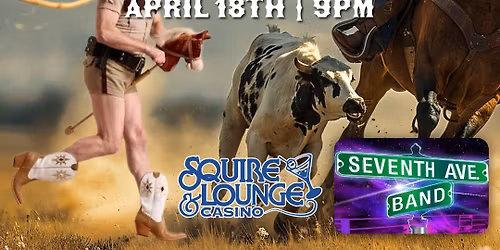 ** Venue change" 7th Avenue Band at Squire Lounge.