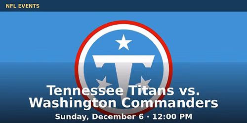 Washington Commanders at Tennessee Titans at Nissan Stadium