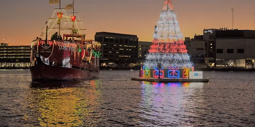 Holiday Lighted Boat Parade on Tampa's Pirate Ship | Festive Events in Tampa