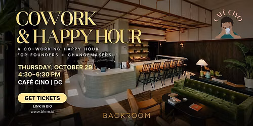 Backroom: Co Work + Happy Hour
