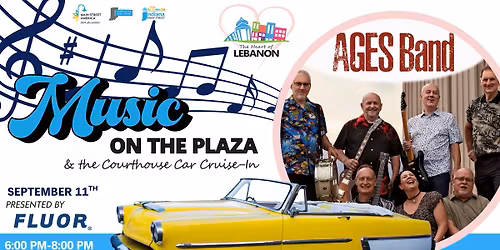Music on the Plaza & Courthouse Cruise-In feat. AGES Band