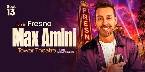 Icon Live Presents: Max Amini Live in Fresno