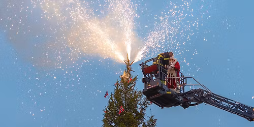 Jul i Aalborg - Fredrikstad juletr\u00e6et lyser op