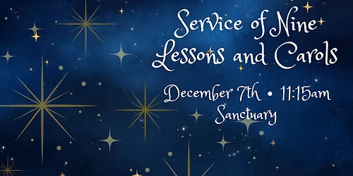 Service of Nine Lessons and Carols