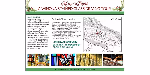 Merry & Bright: A Winona Stained Glass Driving Tour