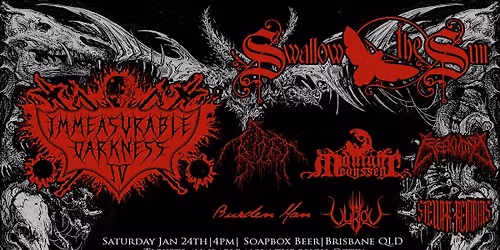 Immeasurable Darkness IV feat Swallow The Sun (FIN) Brisbane